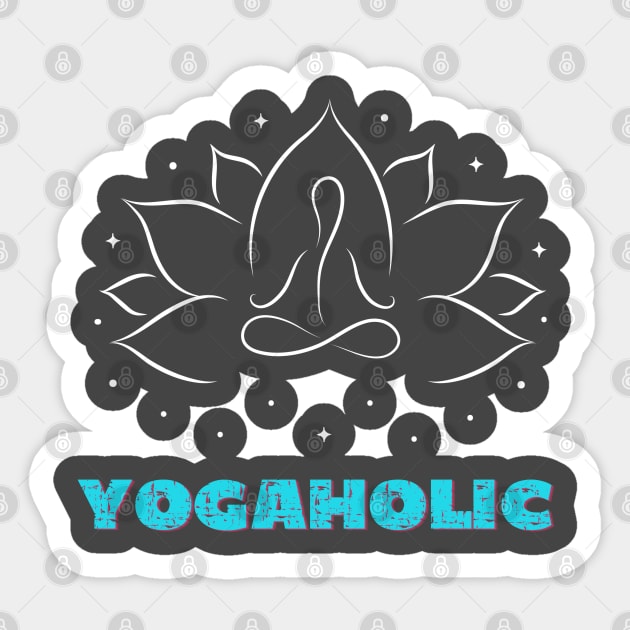 Yogaholic Sticker by Red Yoga